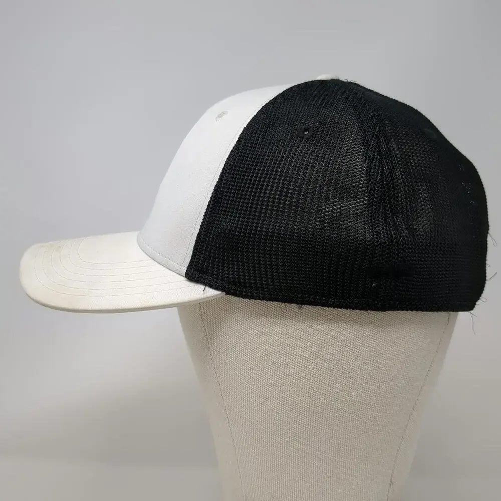 Legacy Baseball Cap White M Valentines Dive Center Bahamas Shark Mesh Back Hat